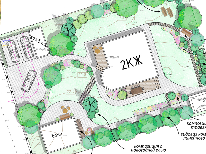 Проектирование участка в Парголово